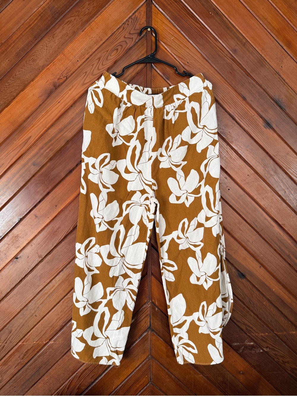 Lexbreezy Puakenikeni Smocked Palazzo Pants